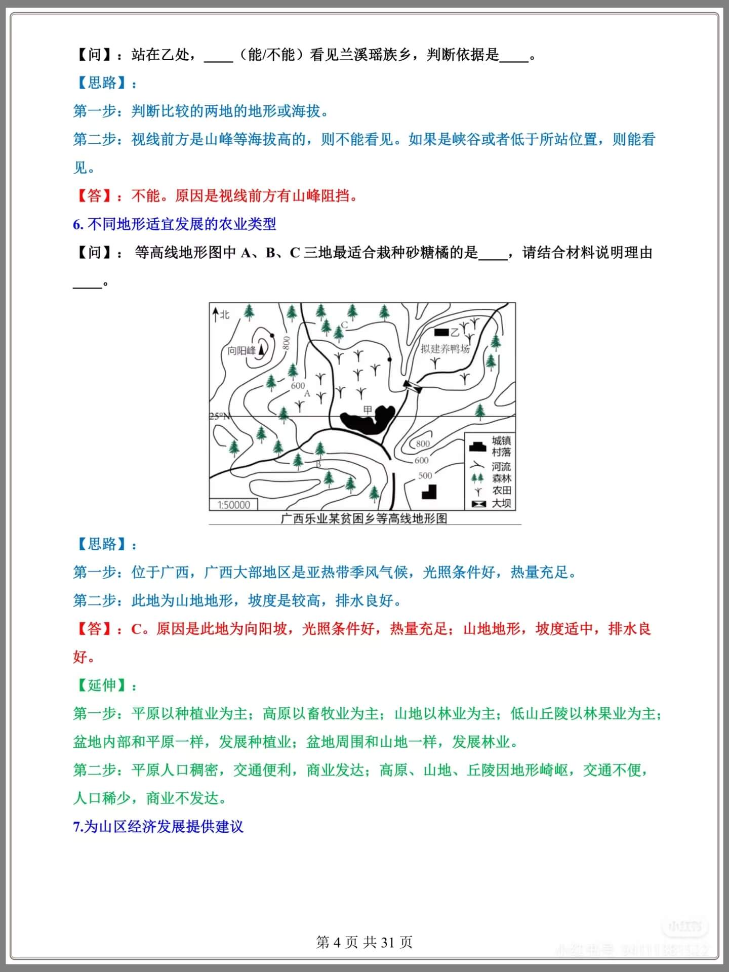 图片[3]燃梦学堂-中小学电子版资料下载：课件/试卷/教案/知识点全覆盖中考地理简答题思路点拨与归纳答题模板燃梦学堂-中小学电子版资料下载：课件/试卷/教案/知识点全覆盖燃梦学堂